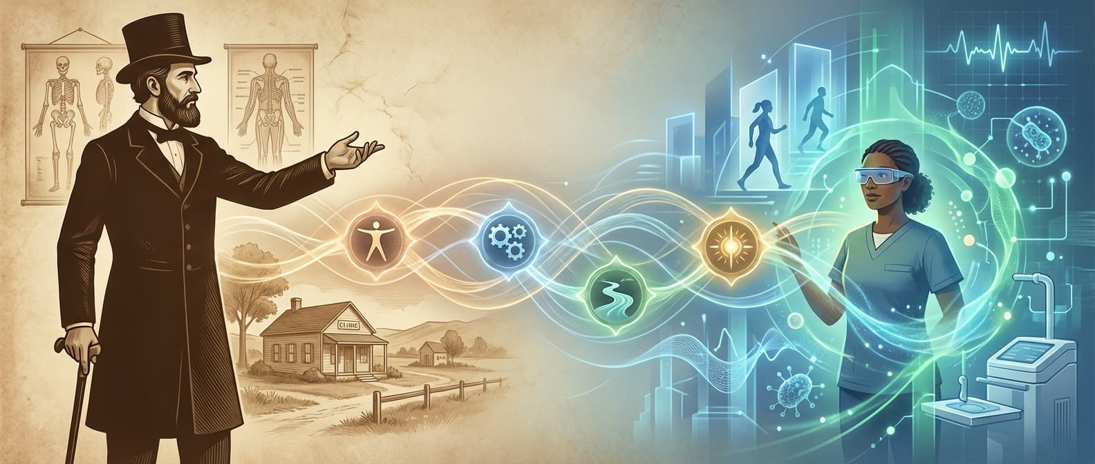 A.T. Still's principles meeting modern AI