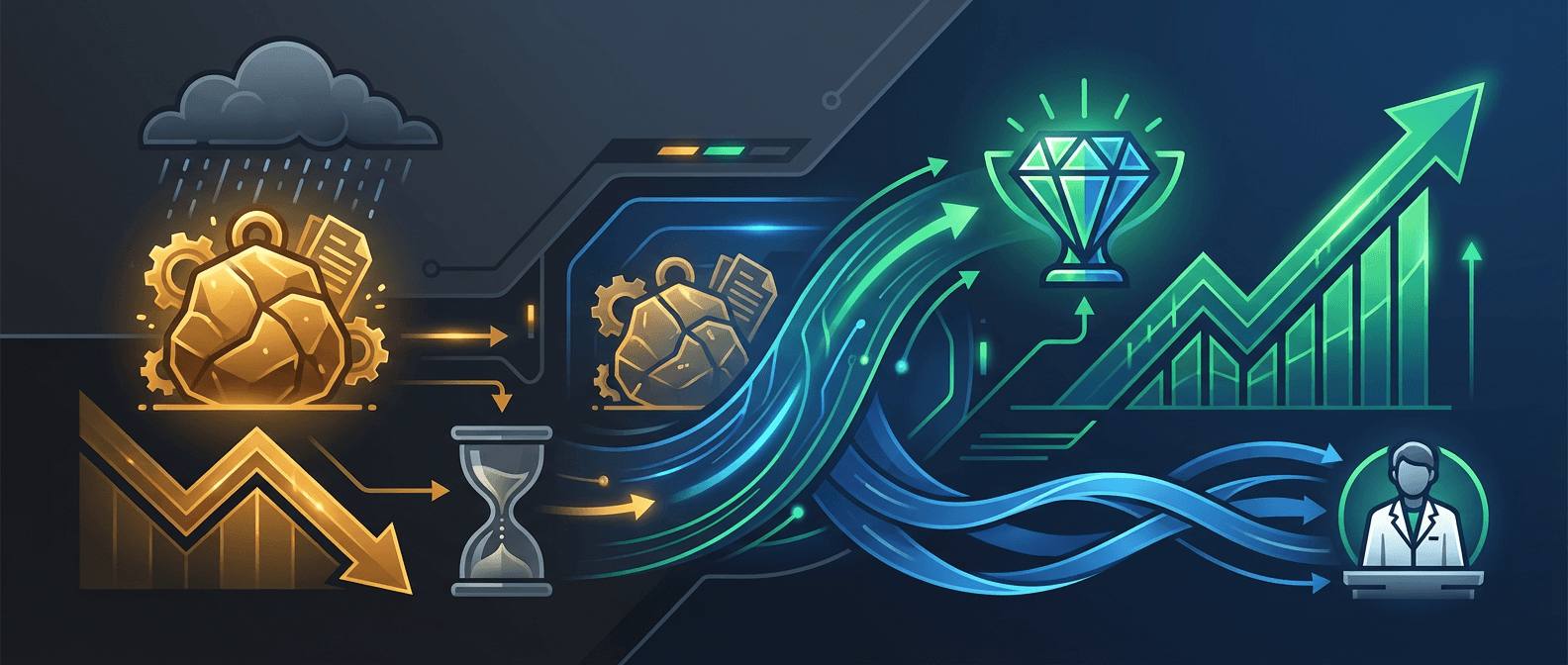 ROI and time savings visualization